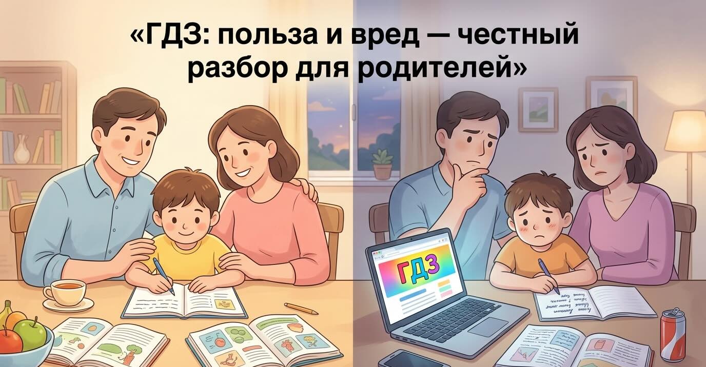 ГДЗ: польза и вред — честный разбор для родителей